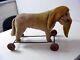 Beau Chien Sur Roues Long Oreilles Longueuer 45 Cm Beau Mohair Beige