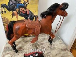Big Jim Mattel 1979 Cheval Ouragan Tornado Mib Boîte Euro Réf 3532! Bel État