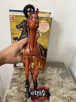 Big Jim Mattel 1979 Cheval Ouragan Tornado Mib Boîte Euro Réf 3532! Bel État