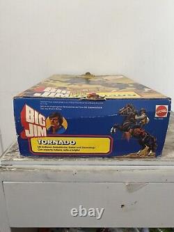 Big Jim Mattel 1979 Cheval Ouragan Tornado Mib Boîte Euro Réf 3532! Bel État