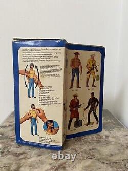 Big Jim Mattel Agent Secret 004 En Boîte Rare Variante Veste Bleue Réf 3248