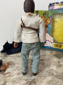 Big Jim Mattel Agent Secret 004 En Boîte Rare Variante Veste Bleue Réf 3248