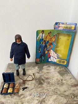 Big Jim Mattel Agent Secret 004 En Boîte Rare Variante Veste Bleue Réf 3248