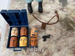 Big Jim Mattel Agent Secret 004 En Boîte Rare Variante Veste Bleue Réf 3248