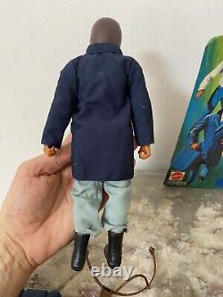 Big Jim Mattel Agent Secret 004 En Boîte Rare Variante Veste Bleue Réf 3248