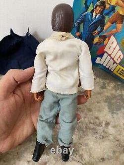 Big Jim Mattel Agent Secret 004 En Boîte Rare Variante Veste Bleue Réf 3248
