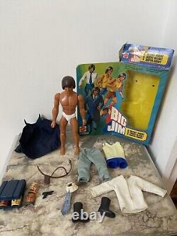 Big Jim Mattel Agent Secret 004 En Boîte Rare Variante Veste Bleue Réf 3248
