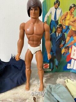 Big Jim Mattel Agent Secret 004 En Boîte Rare Variante Veste Bleue Réf 3248