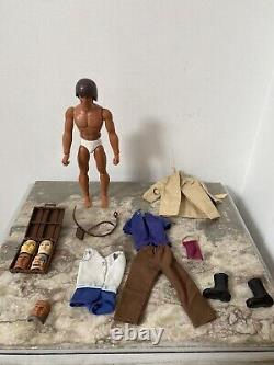 Big Jim Mattel Agent Secret 004 Loose 100% Complet Avec Accessoires Bon État