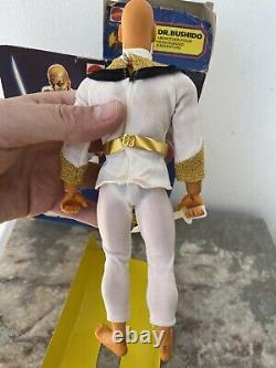 Big Jim Mattel Dr Bushido Ref 3247 Neuf En Boîte Ouverte Mib Hong Kong 1980
