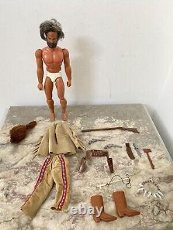Big Jim Mattel Karl May Old Firehand Ref 9497 Loose 100% Complet Bon État! Rare