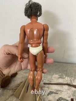 Big Jim Mattel Karl May Old Firehand Ref 9497 Loose 100% Complet Bon État! Rare
