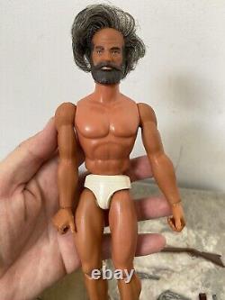 Big Jim Mattel Karl May Old Firehand Ref 9497 Loose 100% Complet Bon État! Rare