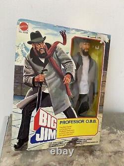 Big Jim Mattel Professor Obb Série Espion Mib Ref 5096 Quasi-complet En Boîte