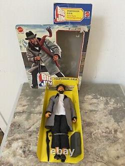 Big Jim Mattel Professor Obb Série Espion Mib Ref 5096 Quasi-complet En Boîte