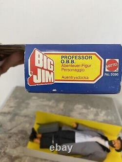 Big Jim Mattel Professor Obb Série Espion Mib Ref 5096 Quasi-complet En Boîte
