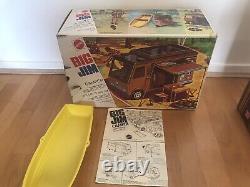 Big Jim Mattel Rare Camper 100% Complet En Boîte Euro Superbe État! 1974 Rare