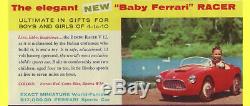 Bimboracer Baby Ferrari Racer V12 Rarissime Voiture D'enfant Electrique Italie