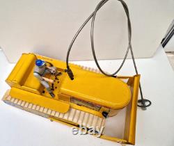Bulldozer électrique en boite d'origine Joustra jouet ancien en tôle