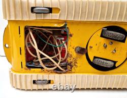 Bulldozer électrique en boite d'origine Joustra jouet ancien en tôle