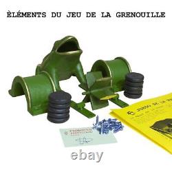 CADENAS Jeu de la Grenouille Complet de fonte 1 Grenouille 2 Ponts 1 Mo
