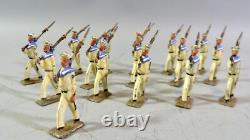 CBG HEYDE- LOT de 16 MARINS PLOMB JOUET ANCIEN