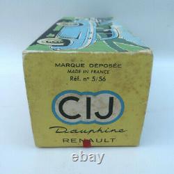 CIJ Boite d Origine Renault Dauphine 22Cm ref 5-56 Empty Box only Rare