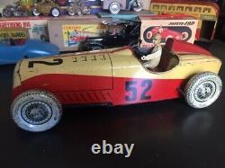 CR Charles Rossignol Racer n°52 voiture de course jouet ancien tole