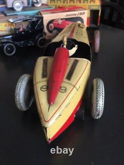 CR Charles Rossignol Racer n°52 voiture de course jouet ancien tole
