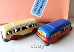 CR Rare Coffret Cadeau N°8 Pompe à Essence 7 Vehicules Superbe Etat France 1950