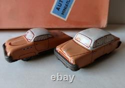 CR Rare Coffret Cadeau N°8 Pompe à Essence 7 Vehicules Superbe Etat France 1950