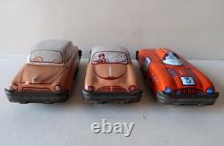 CR Rare Coffret Cadeau N°8 Pompe à Essence 7 Vehicules Superbe Etat France 1950