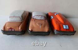 CR Rare Coffret Cadeau N°8 Pompe à Essence 7 Vehicules Superbe Etat France 1950