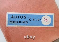 CR Rare Coffret Cadeau N°8 Pompe à Essence 7 Vehicules Superbe Etat France 1950 CR Rare Coffret Cadeau N°8 Pompe à Essence 7 Vehicules Superbe Etat France 1950