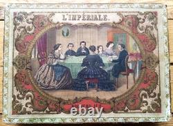 C. 1860 JEU ANCIEN DE COLLECTION L'IMPERIALE COQUERET WATILLIAUX XIXe 19e