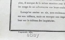 C. 1860 JEU ANCIEN DE COLLECTION L'IMPERIALE COQUERET WATILLIAUX XIXe 19e