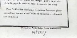 C. 1860 JEU ANCIEN DE COLLECTION L'IMPERIALE COQUERET WATILLIAUX XIXe 19e