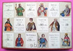 C. 1865 JEU ANCIEN Loto de l'Histoire de France Narçon Loto historique