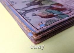 C. 1870 Tres Rares Cartons De Jeu Ancien Loto Zoologique Narcon