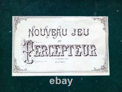 C. 1885 RARE NOUVEAU JEU DU PERCEPTEUR ANCIEN WATILLIAUX CARTES XIXe 19e