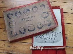 C. 1900 Tres Rare Jeu Ancien Le Mimegramme Maurin Jouet A Restaurer