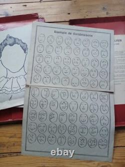 C. 1900 Tres Rare Jeu Ancien Le Mimegramme Maurin Jouet A Restaurer