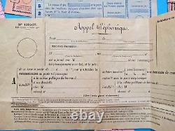 C. 1910 RARE JEU ANCIEN DE BURALISTE DES POSTES ET TELEGRAPHES JJF Facteur