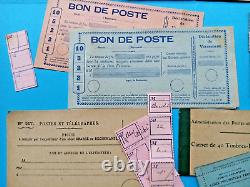 C. 1910 RARE JEU ANCIEN DE BURALISTE DES POSTES ET TELEGRAPHES JJF Facteur