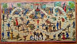 C. 1922 GRAND JEU ANCIEN JEU DU SKATING RINK Léon SAUSSINE