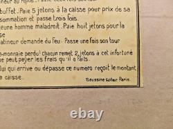 C. 1922 GRAND JEU ANCIEN JEU DU SKATING RINK Léon SAUSSINE