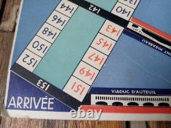 C. 1930 TRES RARE ANCIEN JEU LES PONTS DE PARIS Traversée de Paris à la nage