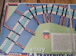 C. 1930 TRES RARE ANCIEN JEU LES PONTS DE PARIS Traversée de Paris à la nage