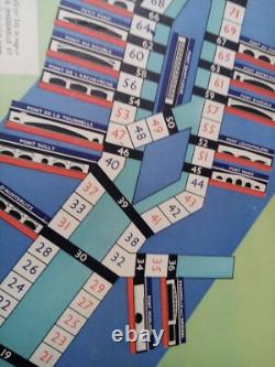 C. 1930 TRES RARE ANCIEN JEU LES PONTS DE PARIS Traversée de Paris à la nage