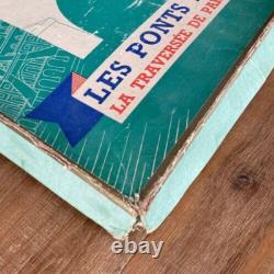 C. 1930 TRES RARE ANCIEN JEU LES PONTS DE PARIS Traversée de Paris à la nage
